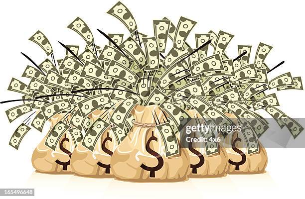 30 Exploding Money Bag Stock Photos, High-Res Pictures, and Images ...