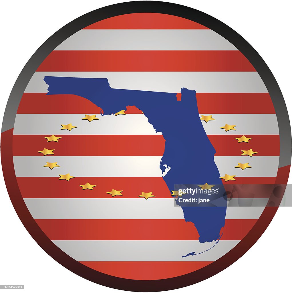 Florida Button High-Res Vector Graphic - Getty Images