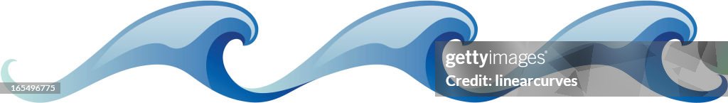 Three Waves Design Elements High-Res Vector Graphic - Getty Images