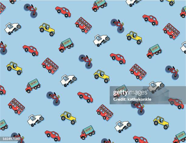 transportation pattern - off road background stock illustrations