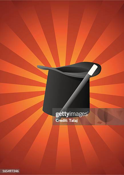 magic has - magic show stock illustrations
