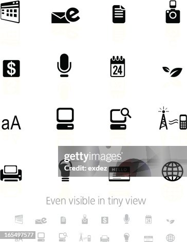 Information icon set Information icon set
