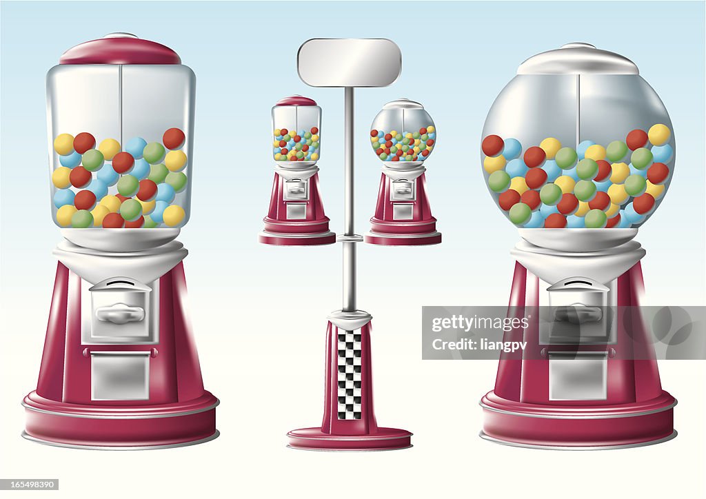 Classic Bubble Gum Machine