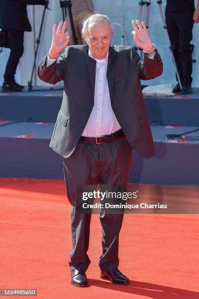 Dario Argento attends a red carpet for the movie "Adagio" at the 80th Venice International Film Festival on September 02, 2023 in Venice, Italy.