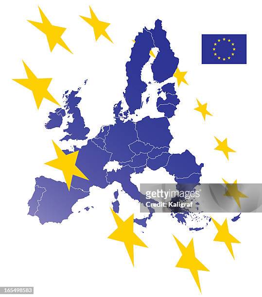 ilustrações de stock, clip art, desenhos animados e ícones de união europeia, mapa (ver descrição-ligações para flags - turismo portugal