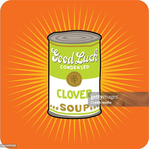 good luck condensed / st. patrick´s day - andy warhol pop art stock illustrations