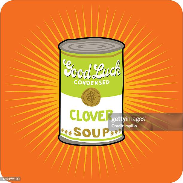 good luck condensed / st. patrick´s day - soup stock illustrations