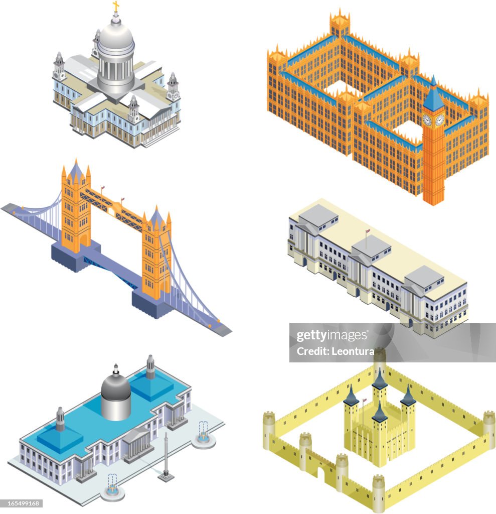 Six London Buildings