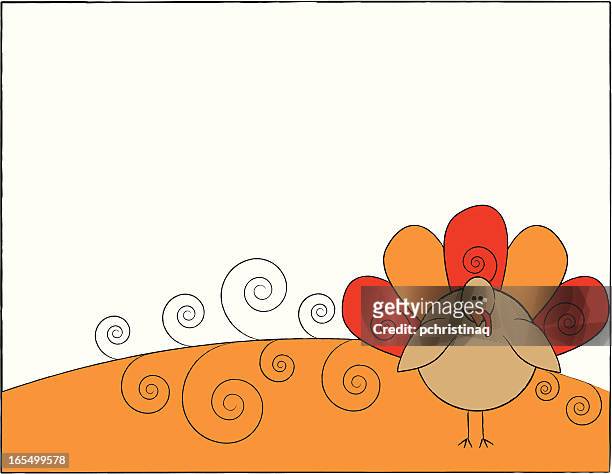 ilustraciones, imágenes clip art, dibujos animados e iconos de stock de fondo de turquía - thanksgiving cartoon