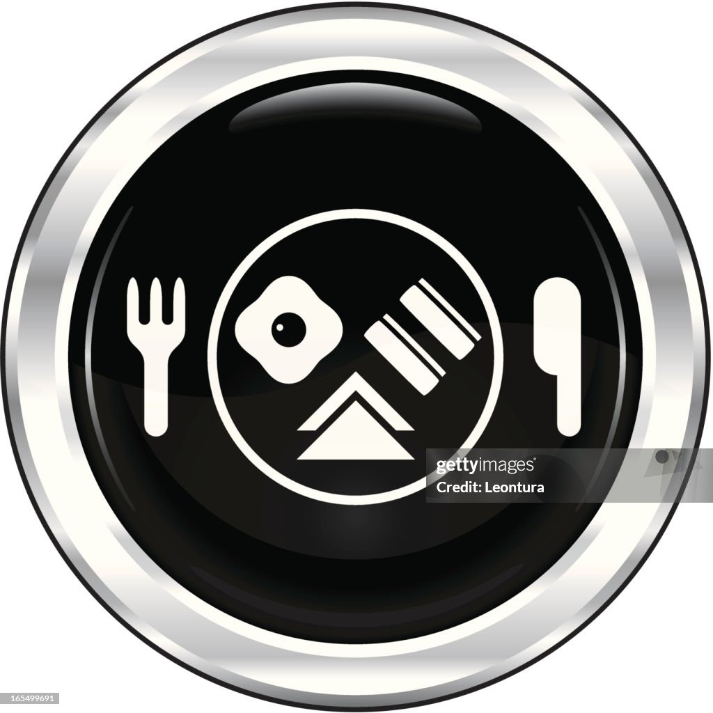 Café-da-manhã/o ícone mais escura série