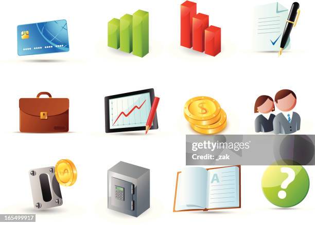 web icons 3 - question mark 3d stock illustrations