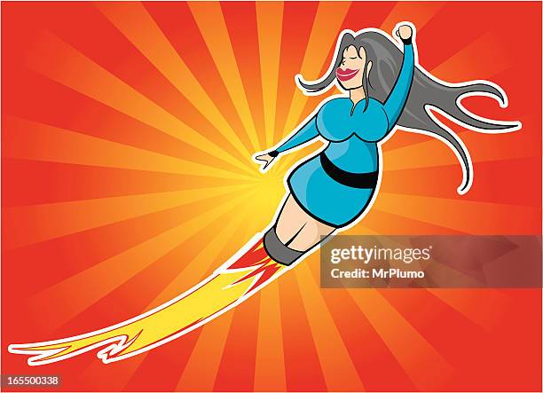 girl power - hitzefrei stock-grafiken, -clipart, -cartoons und -symbole