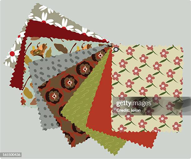 stoffe - textile industry stock-grafiken, -clipart, -cartoons und -symbole