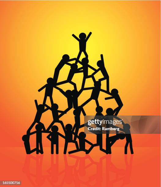 Human Pyramid Vector Photos and Premium High Res Pictures - Getty Images