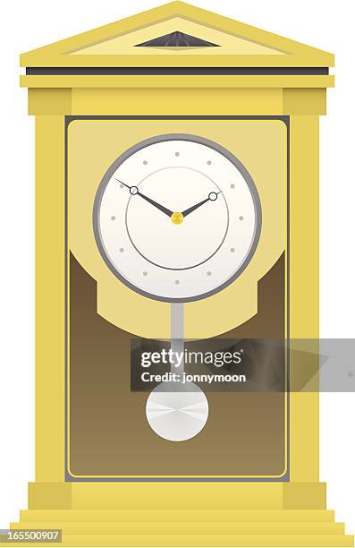 grandfather clock - grandfather clock stock illustrations