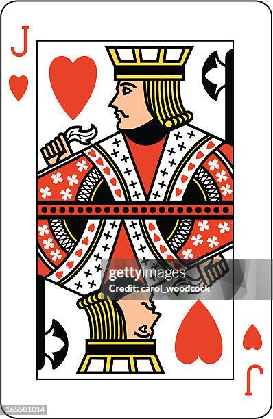 illustrazioni stock, clip art, cartoni animati e icone di tendenza di fante di cuori - jack of hearts