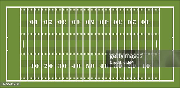 american football field - american football field stock illustrations