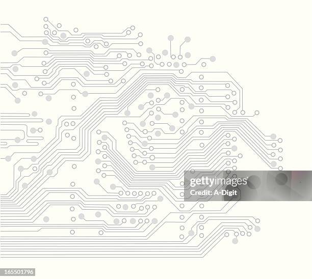 electronic design vector vector - mother board stock illustrations