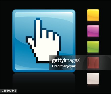 Hand cursor icon Hand cursor icon