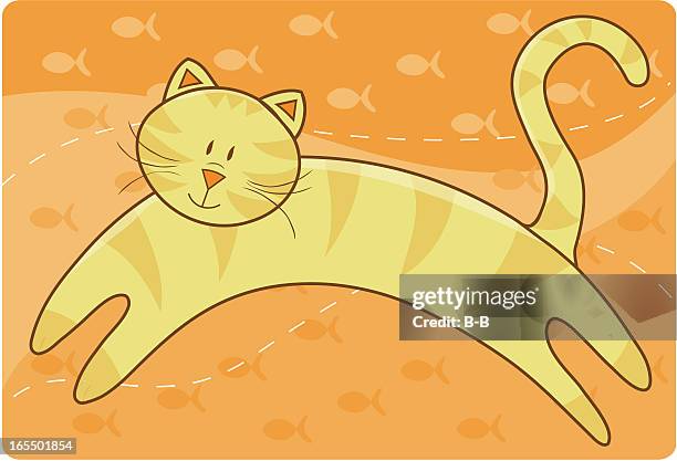 i am soft! - fond orange stock illustrations