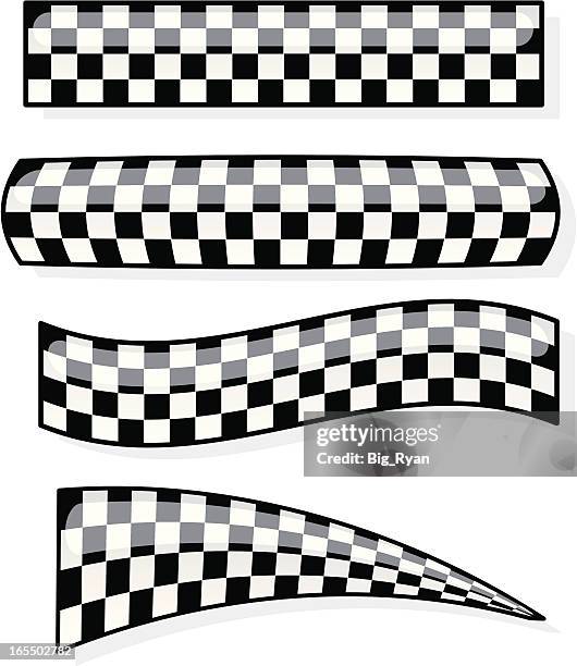 checkered graphics - nascar stock illustrations