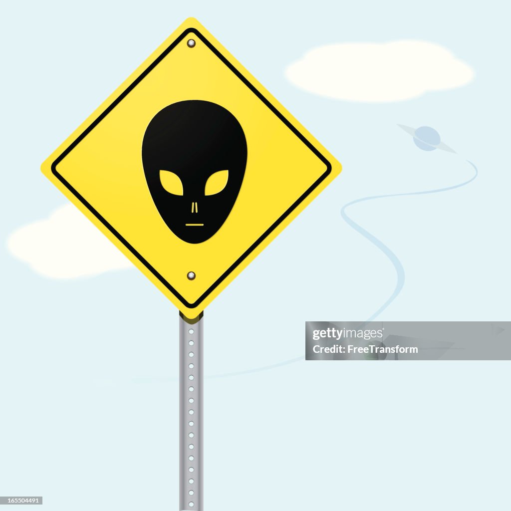 Alien Crossing High-Res Vector Graphic - Getty Images