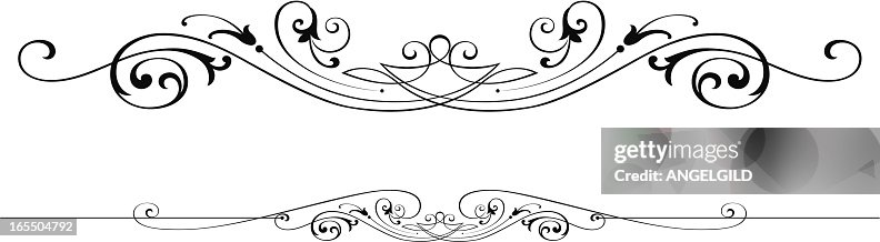Victorian Scroll Design High-Res Vector Graphic - Getty Images