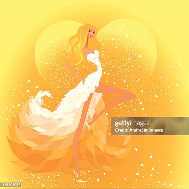 sunshine - wedding dance stock illustrations