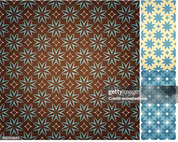 floral background elements - white velvet stock illustrations