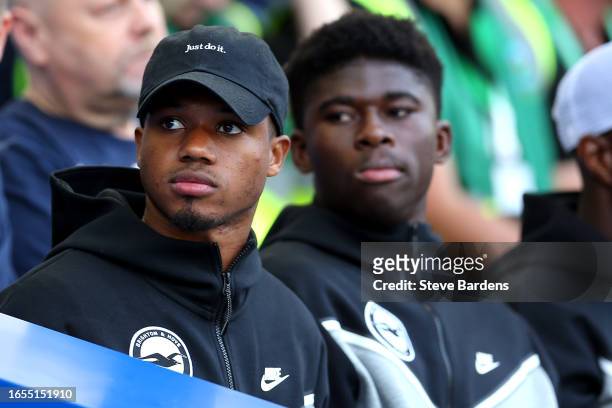 New Brighton & Hove Albion signing Ansu Fati looks on during the Premier League match between Brighton & Hove Albion and Newcastle United at American...