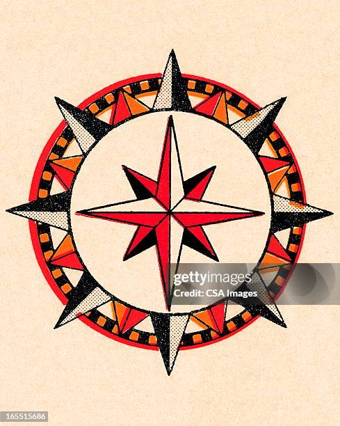 compass - star compass stock illustrations