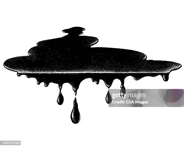 dripping liquid - at the edge of stock illustrations