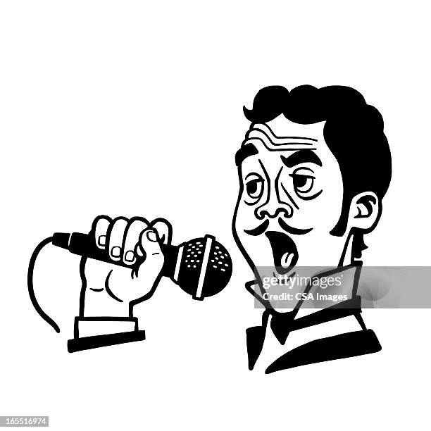 gentleman singen - tache sang stock-grafiken, -clipart, -cartoons und -symbole