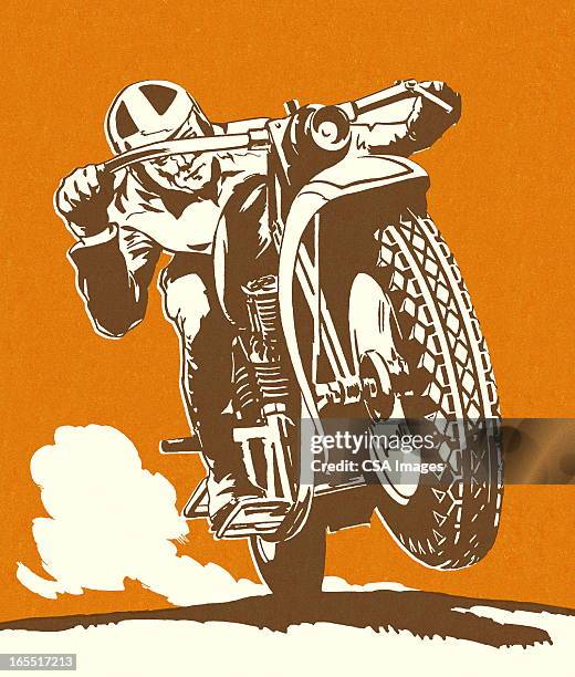 motocross bike - moto stock illustrations
