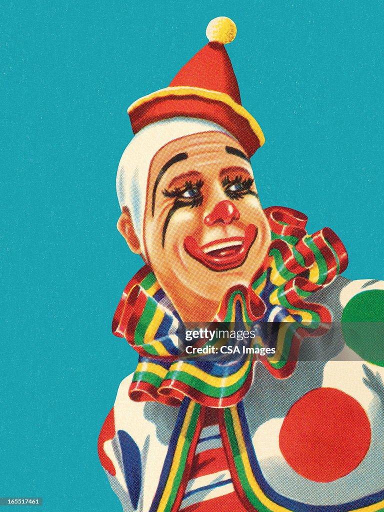 Happy Maskottchen Happy Clown High-Res Vector Graphic - Getty Images