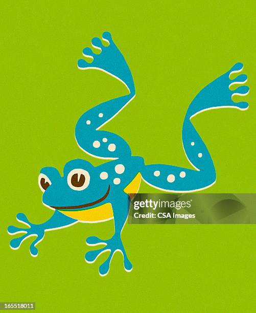 jumping frog - frog jumping illustration stock illustrations