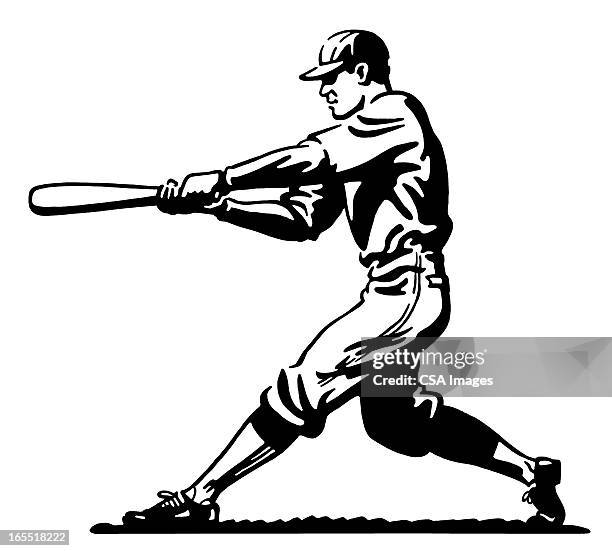 baseball batter - baseball batter stock illustrations