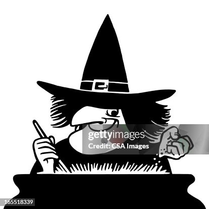 Witch Stirring a Potion Witch Stirring a Potion