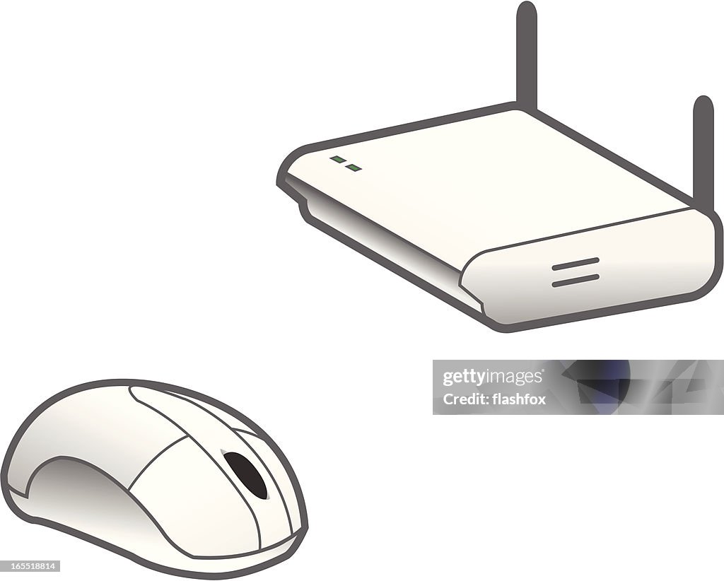 Mouse And Router High-Res Vector Graphic - Getty Images