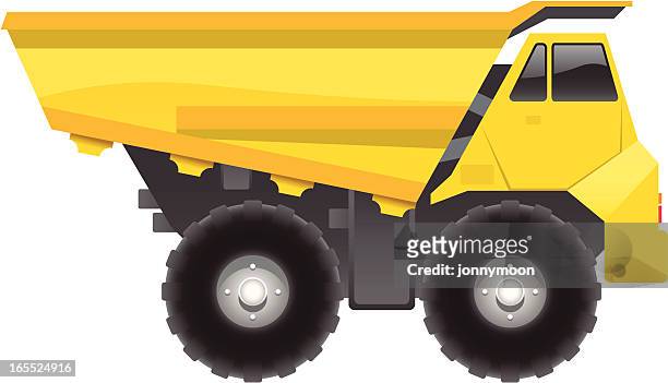 caminhão de brinquedo rosa e amarelo, ilustração, vetor em um
