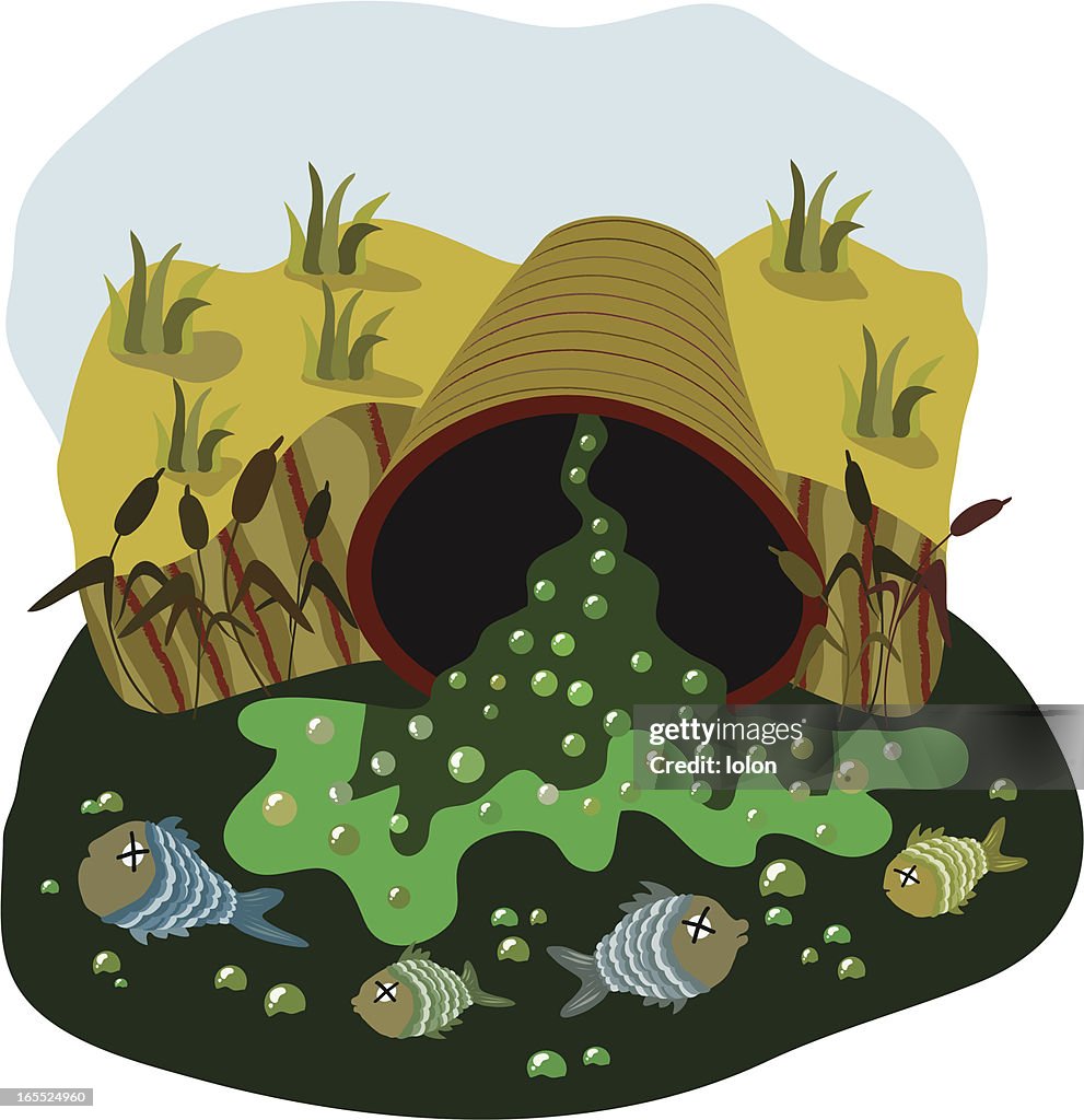 Water Pollution High-Res Vector Graphic - Getty Images