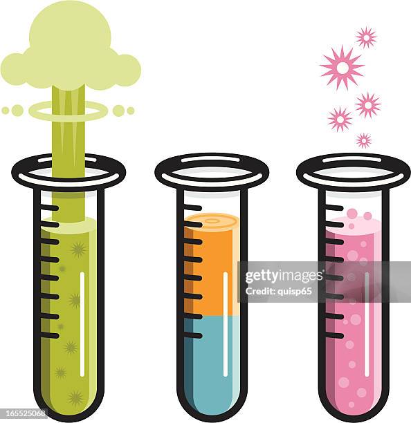 Testing Label Cartoon Cartoon Test Tube
