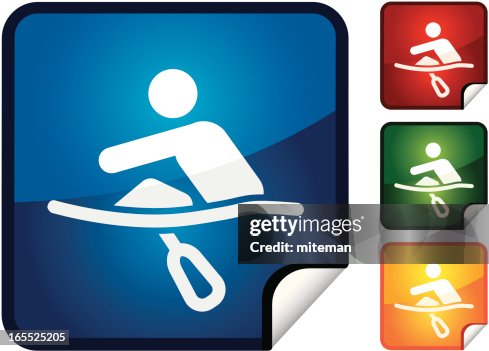 Rowing Sticker Gradient Rowing Sticker Collection High-Res Vector Graphic - Getty Images