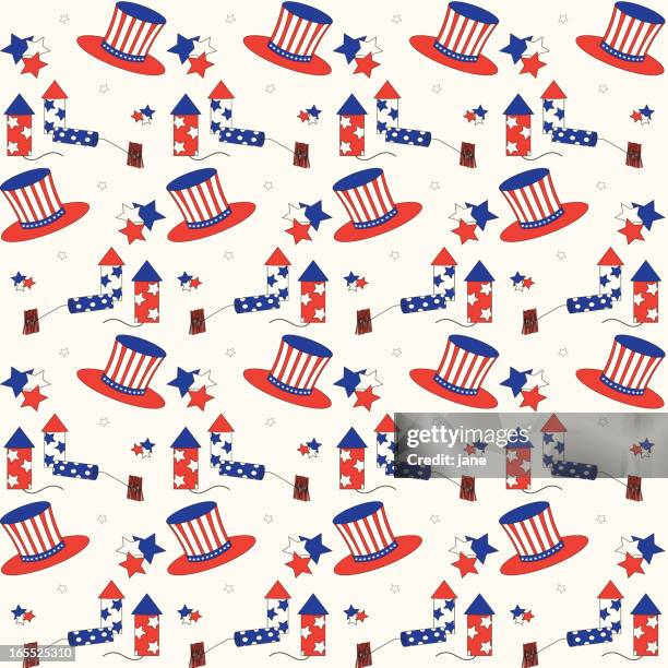 fourth of july background - fuse stock illustrations