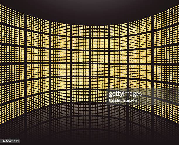 digital backdrop/background - golden - lightbulb abstract stock illustrations