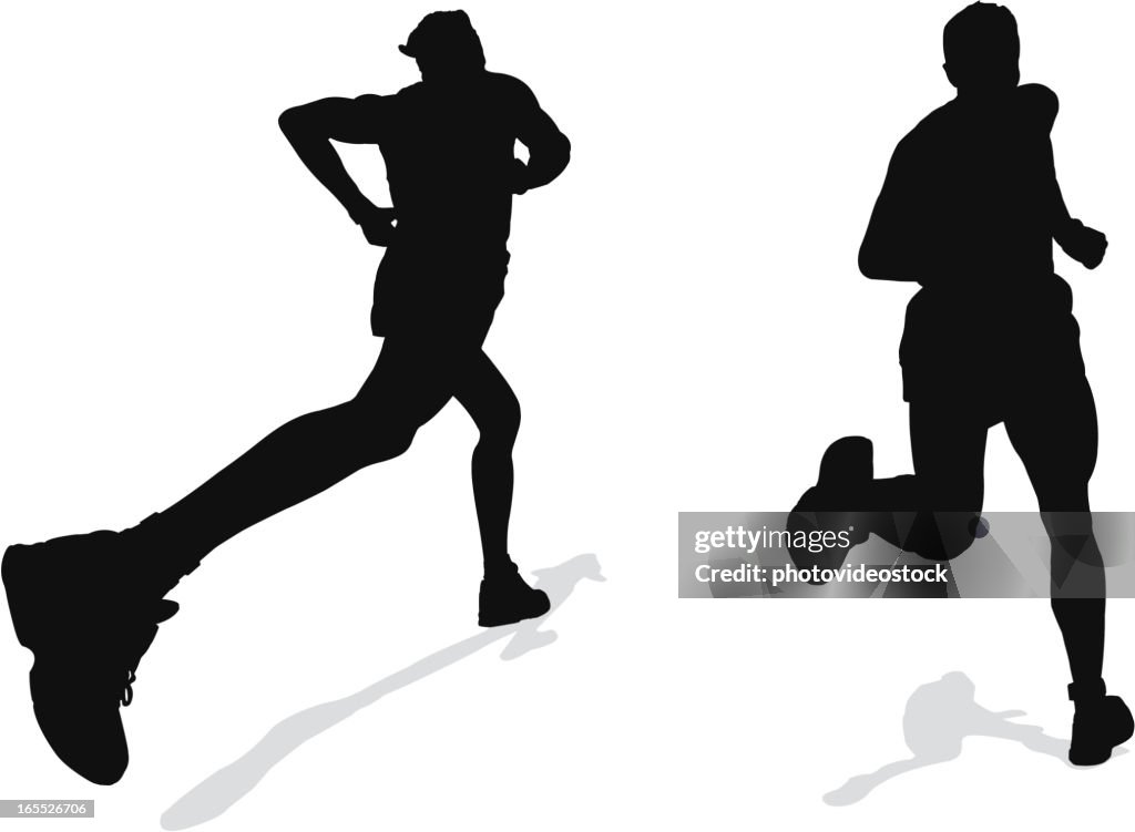 Sport- und Gesunder Läufer