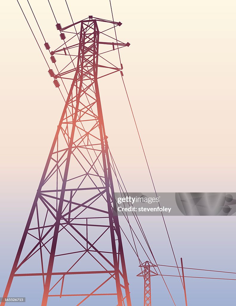 Powerlines High-Res Vector Graphic - Getty Images
