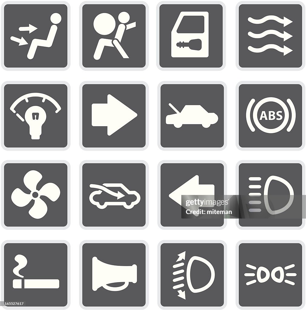 Auto Control Background More Auto Controls Matte Collection High-Res Vector Graphic - Getty Images