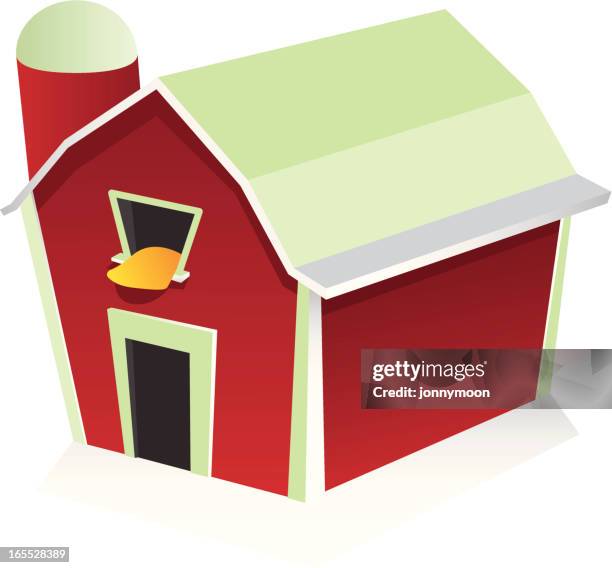 Barn House High-Res Vector Graphic