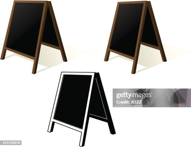 blackboard - commentator stock illustrations
